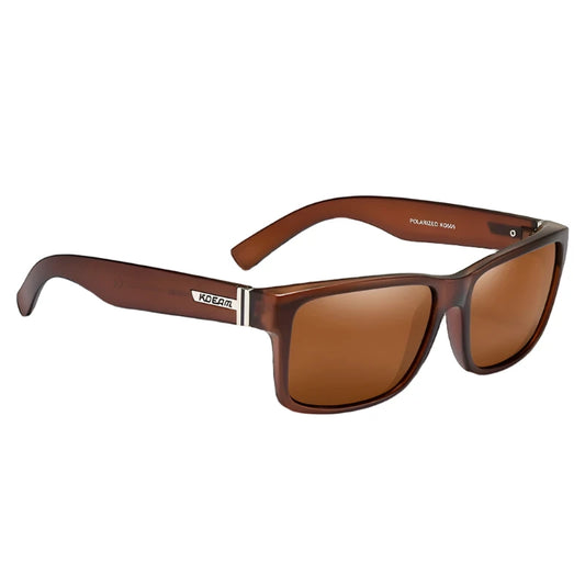 Ray Gods polarised sunglasses with brown lenses and brown frames. TAC lenses and stainless steel hinges