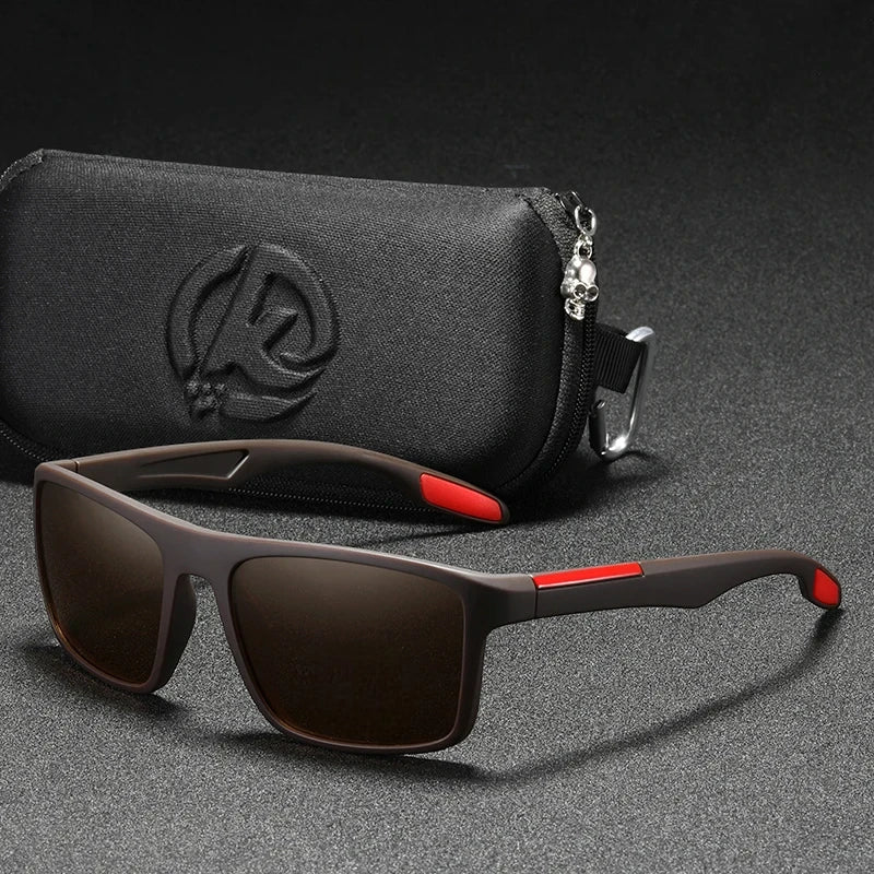 ultralight sunglasses with brown lenses and brown frames