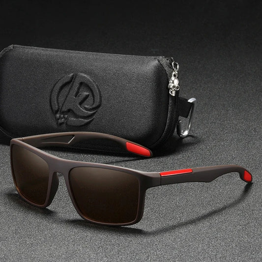 ultralight sunglasses with brown lenses and brown frames